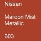 Preview: Nissan, Maroon Mist Metallic, 603.